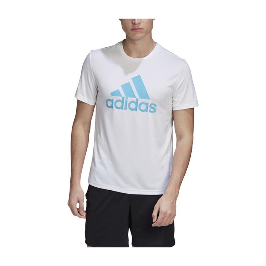 adidas Crew Neck T-Shirt White Printed