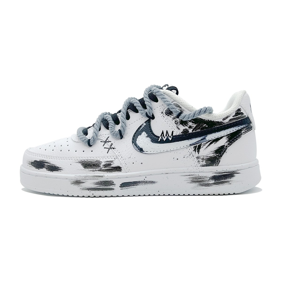 Nike Court Vision Black White
