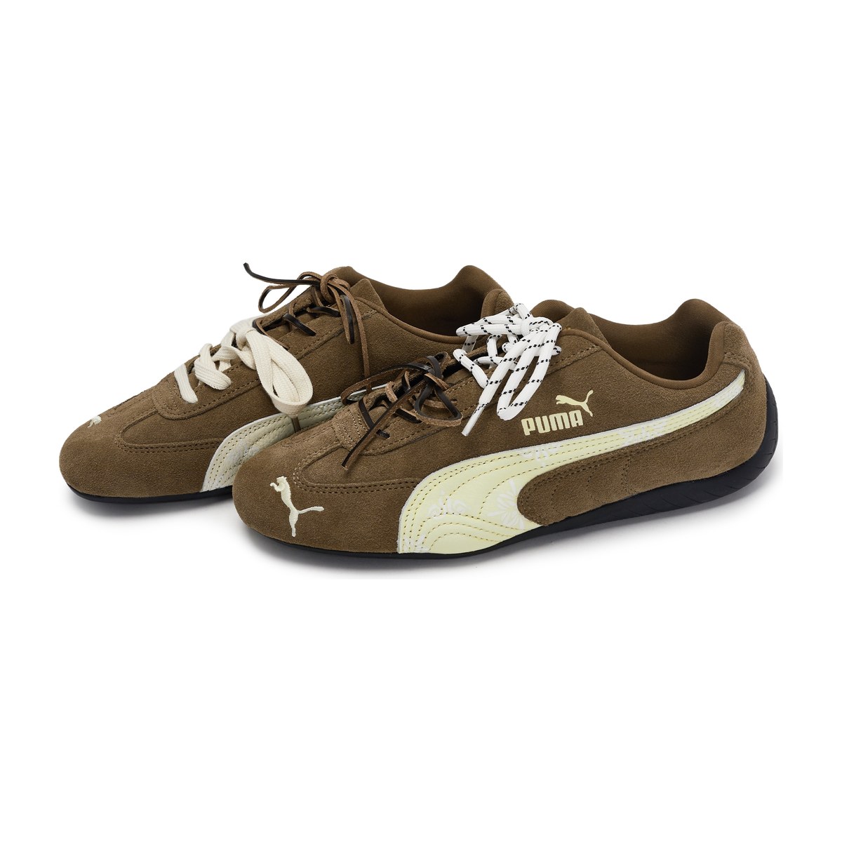 PUMA Speedcat White Yellow Brown