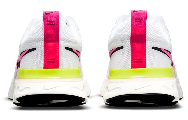 Nike React Infinity Run Flyknit 2 White Black Pink