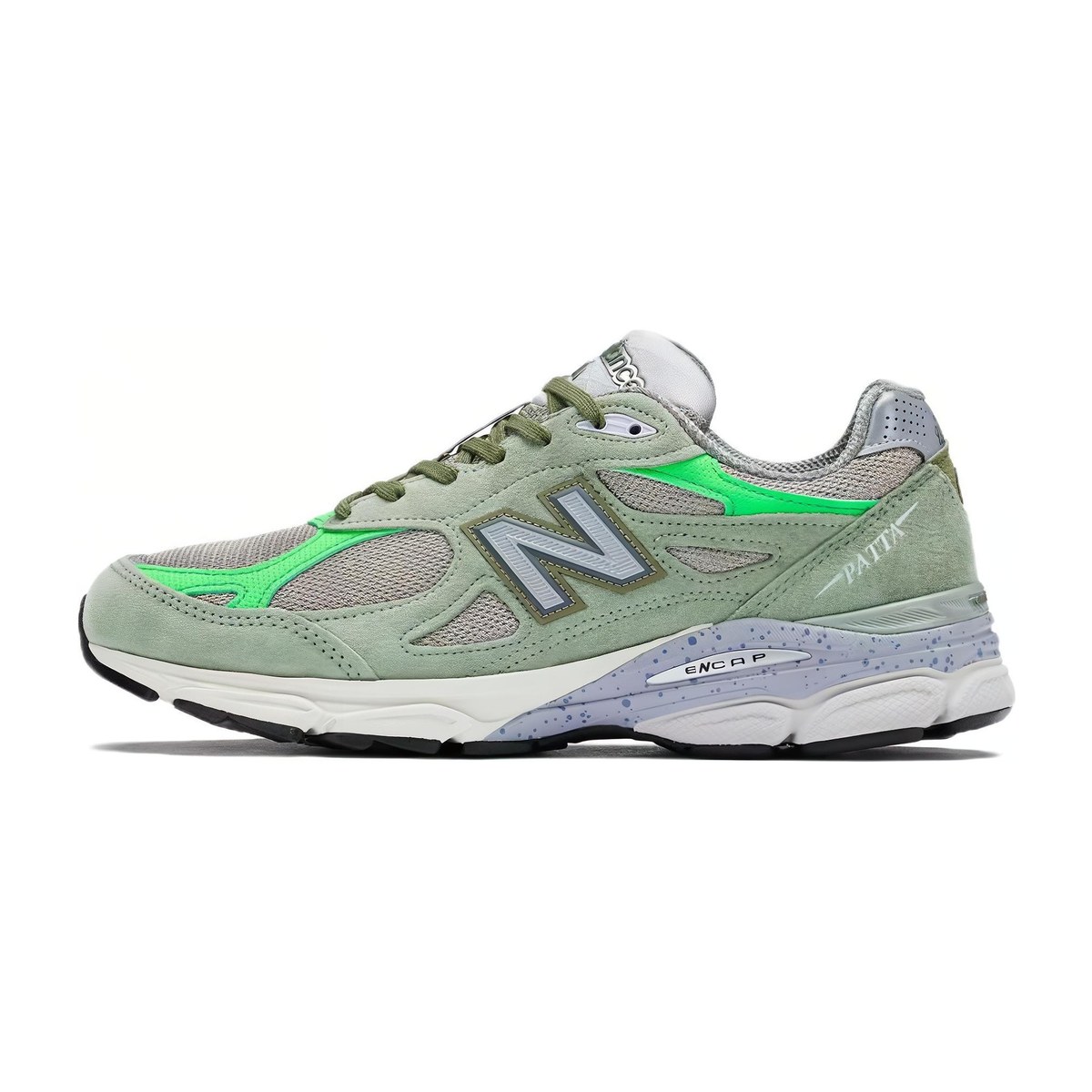 Patta x New Balance 990 V3 Light Olive
