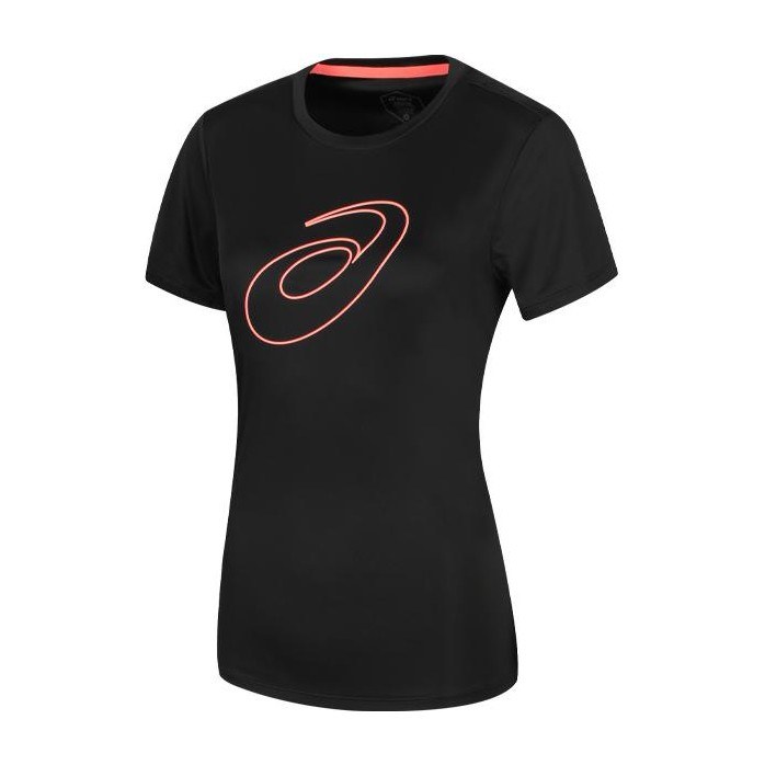 Asics Logo Crewneck T-Shirt Black
