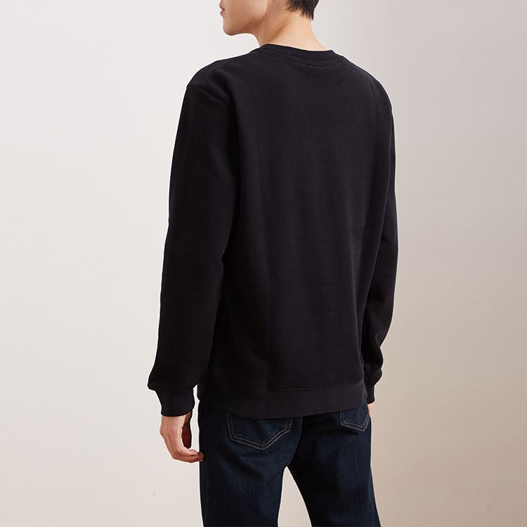 HUGO BOSS Logo Print Crewneck Sweatshirt Black