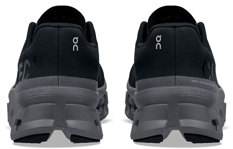 On Cloudmonster Black Grey