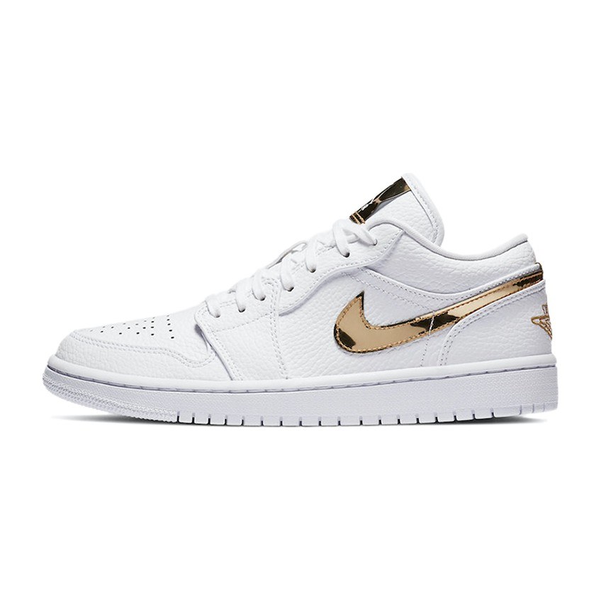 Jordan Air Jordan 1 Low White Gold