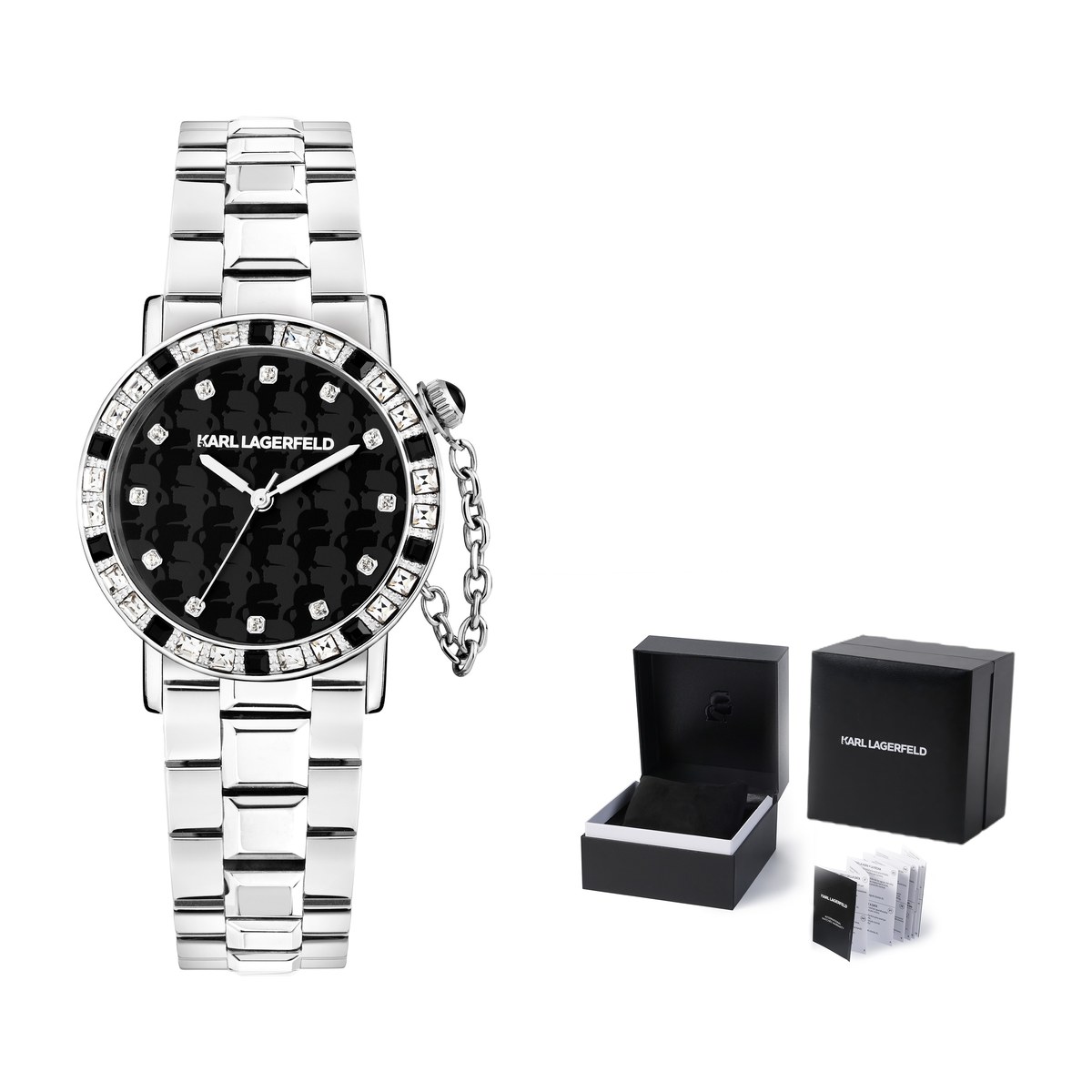 KARL LAGERFELD Crystals Watch