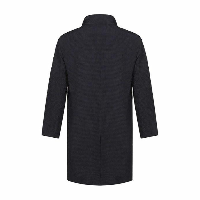 Emporio Armani FW21 Zip Coat Navy