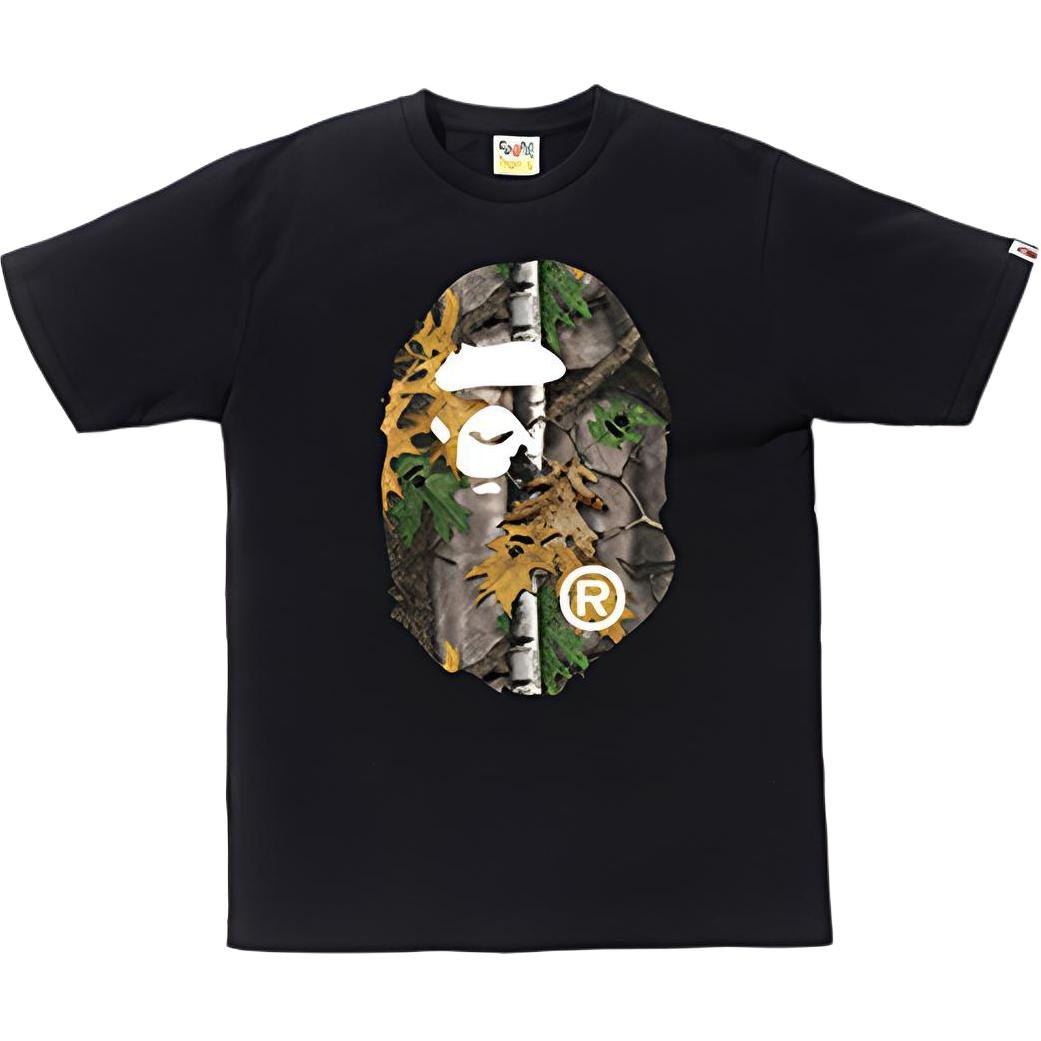 A BATHING APE Bape Head Tee Camo