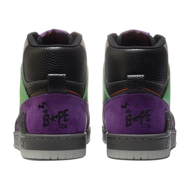 A BATHING APE Bape Sta 93 Hi Halloween