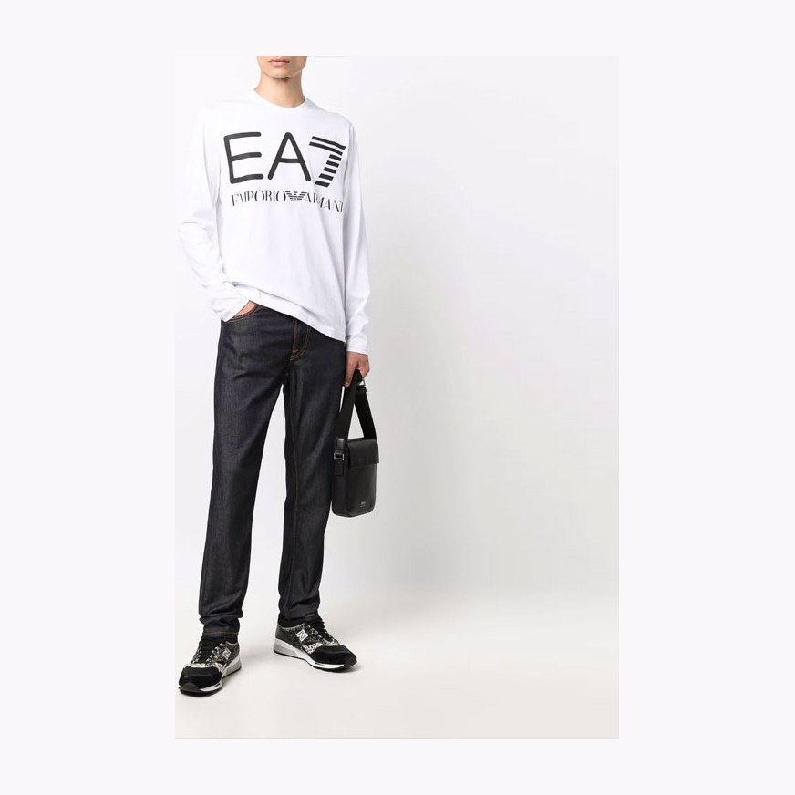 Emporio Armani EA7 Long Sleeve T-Shirt White