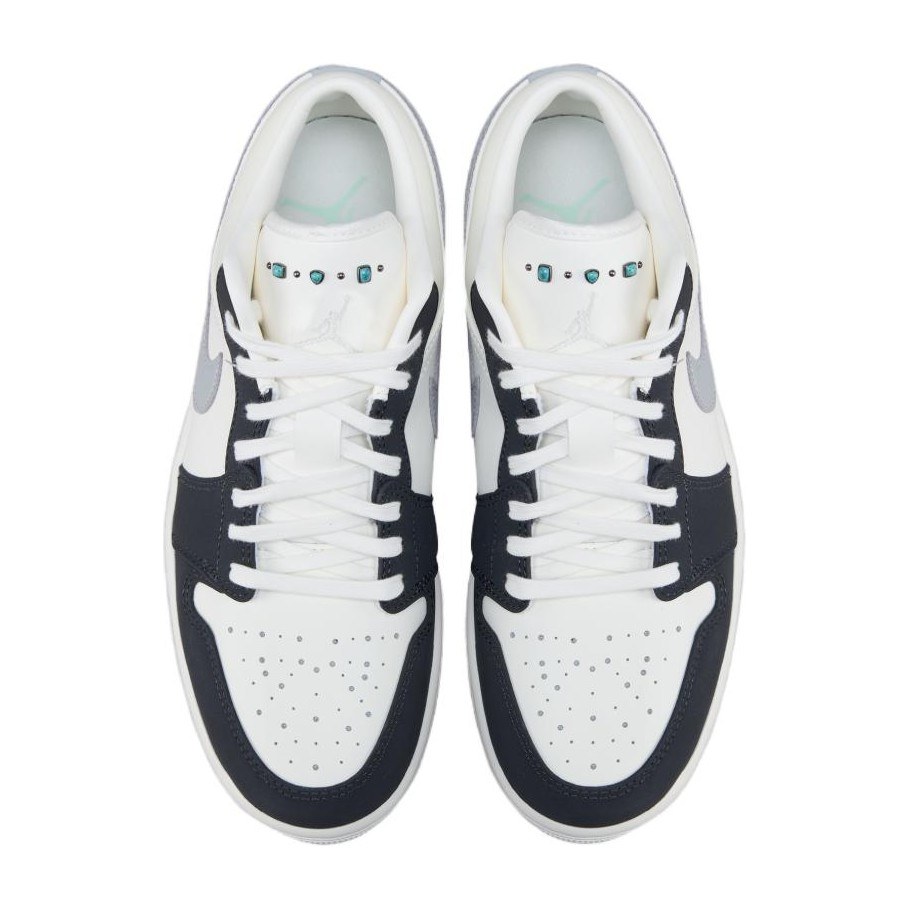 Jordan Air Jordan 1 Low White Grey Black
