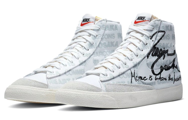 CDG x Nike Blazer Mid White Black