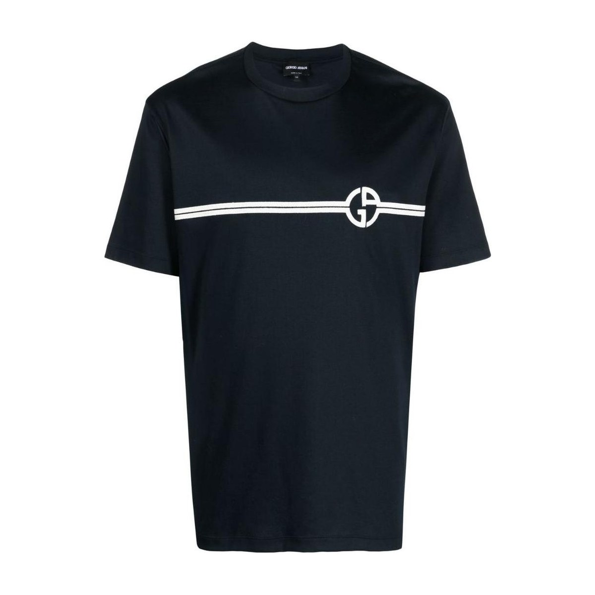 Giorgio Armani SS23 Logo T-Shirt Blue