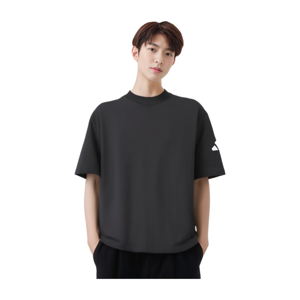 adidas Essentials Loose Fit 3 Bar Logo Tee T