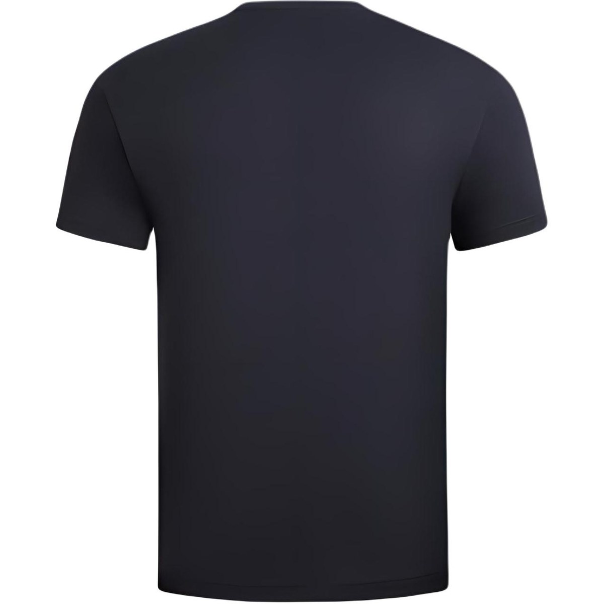 Emporio Armani EA7 SS24 Letter Print Crew Neck T-Shirt Navy Blue