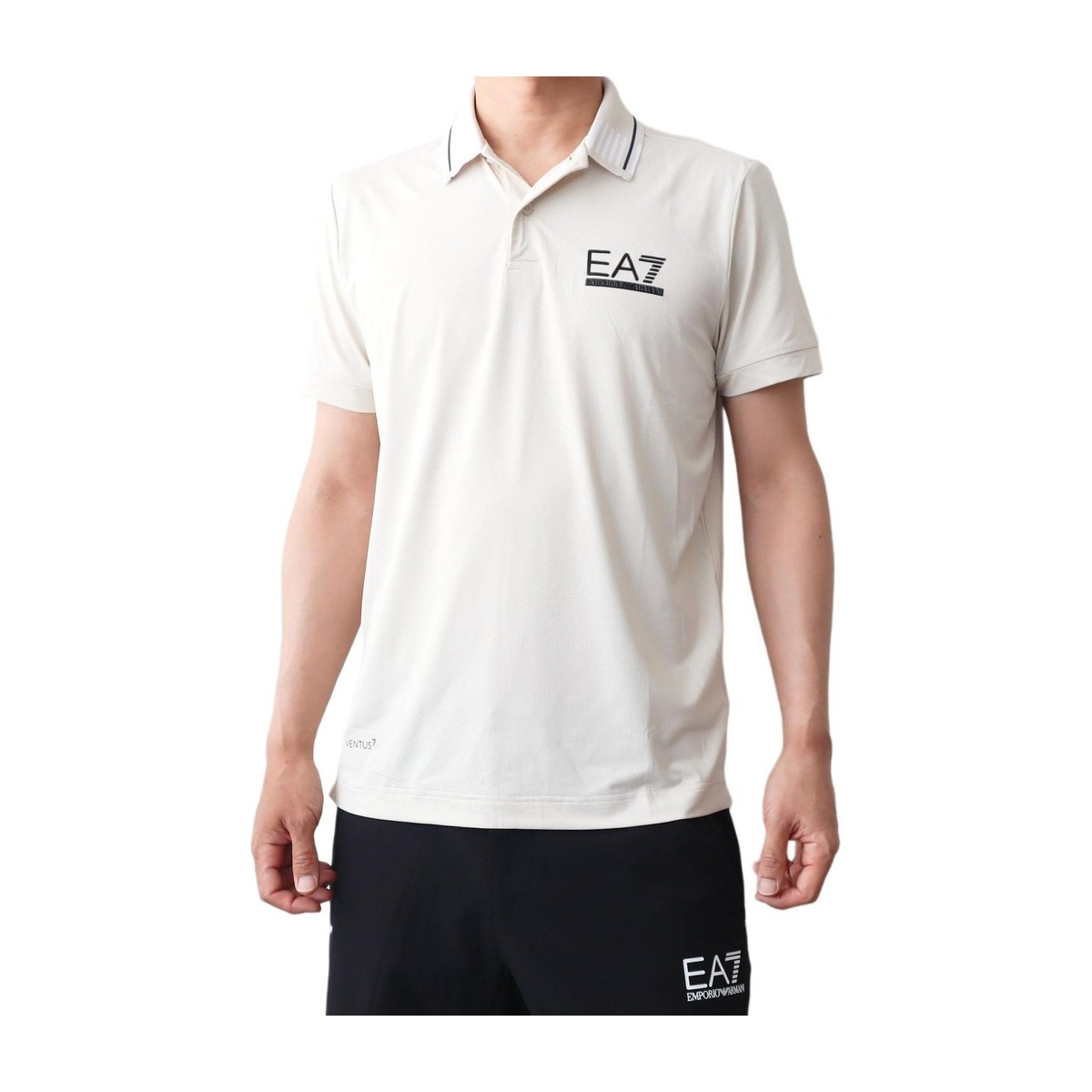 Emporio Armani EA7 Polo Shirt SS24 Beige