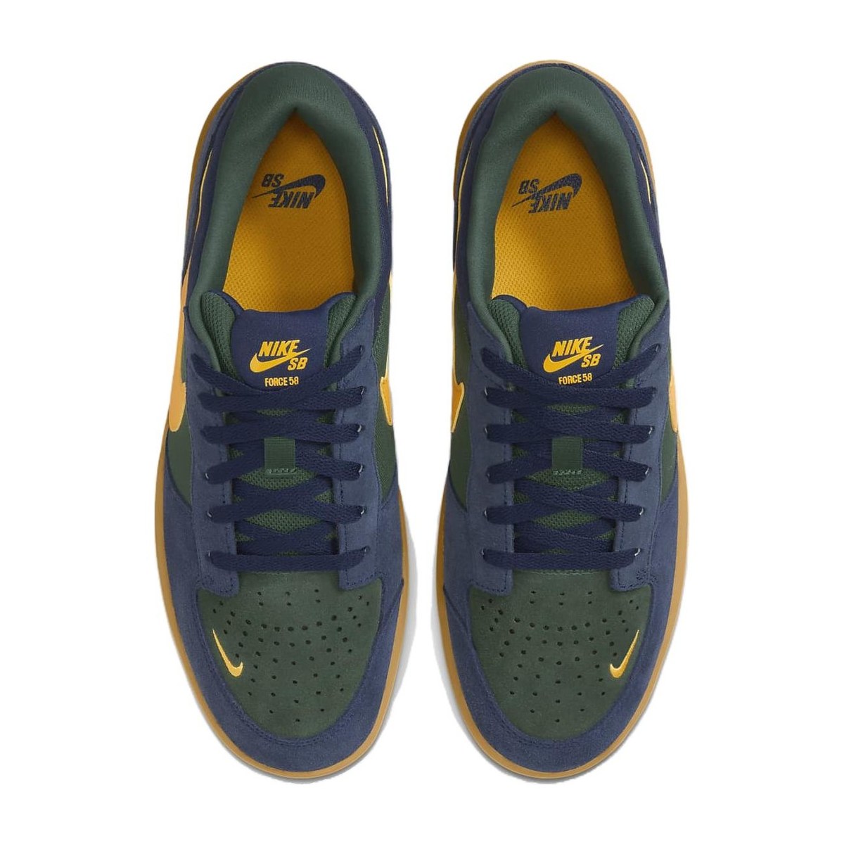 Nike SB Force 58 Blue Green Yellow