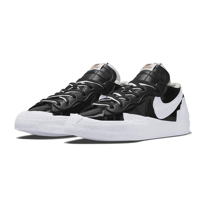 Sacai x Nike Blazer Low Black Patent Leather
