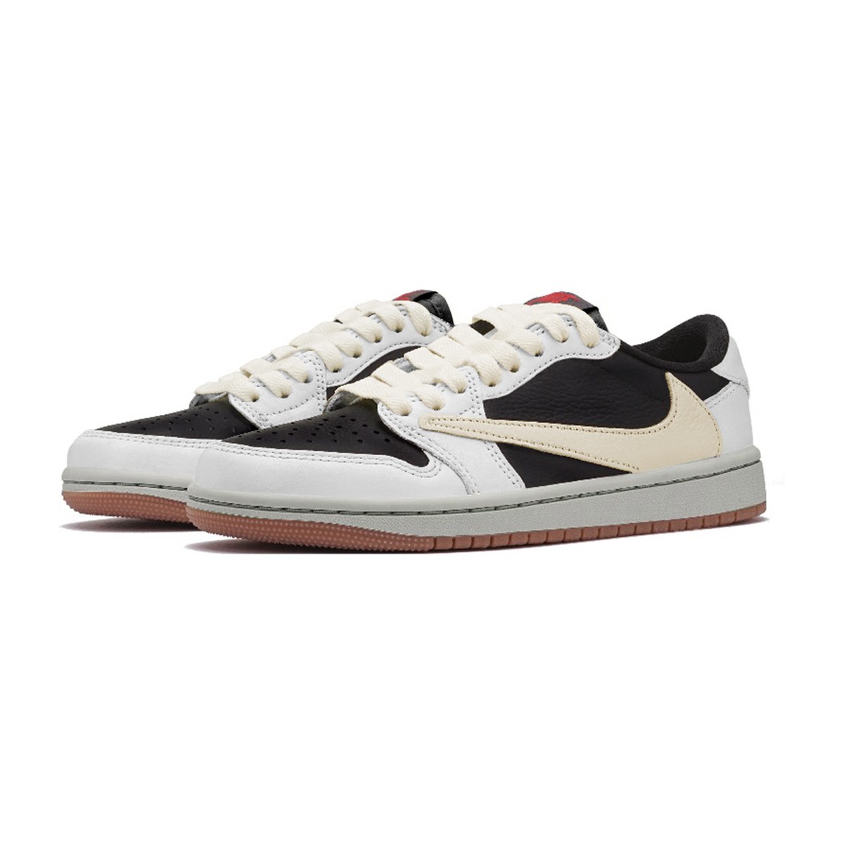 Travis Scott x Air Jordan 1 Low White Beige
