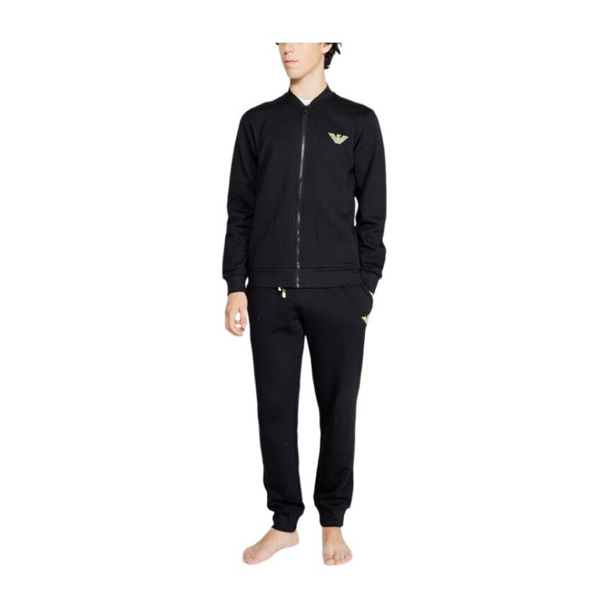 Emporio Armani FW24 Logo Tracksuit Black