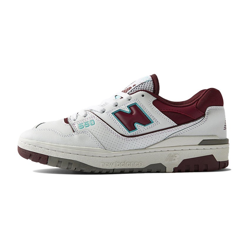 New Balance 550 White Burgundy