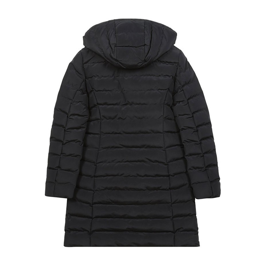 Emporio Armani EA7 Black Cotton Coat