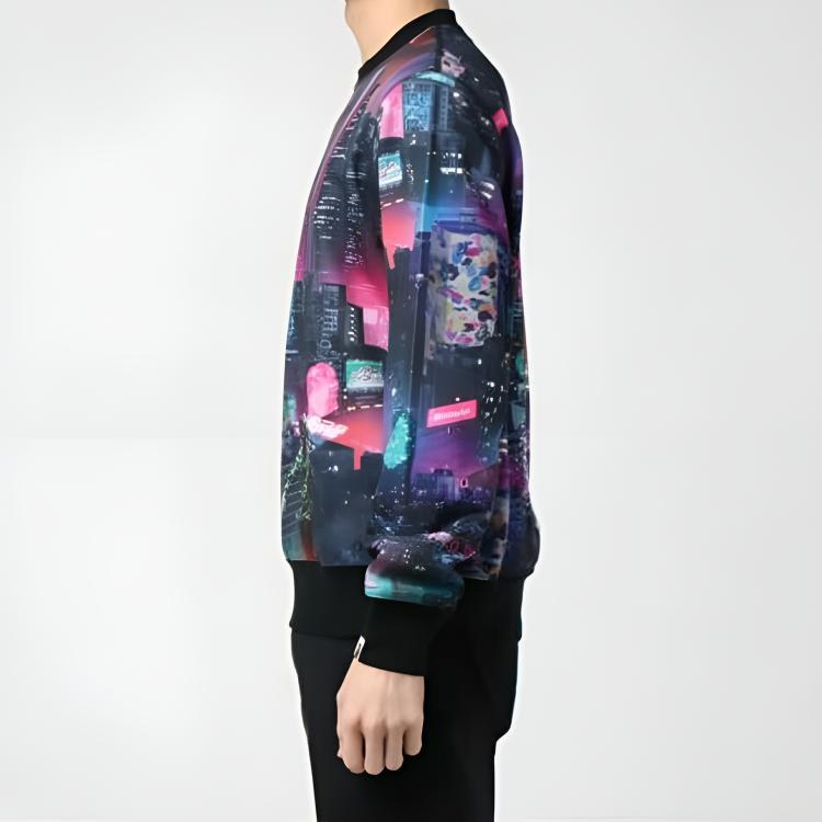 BAPE Neon Tokyo Crewneck