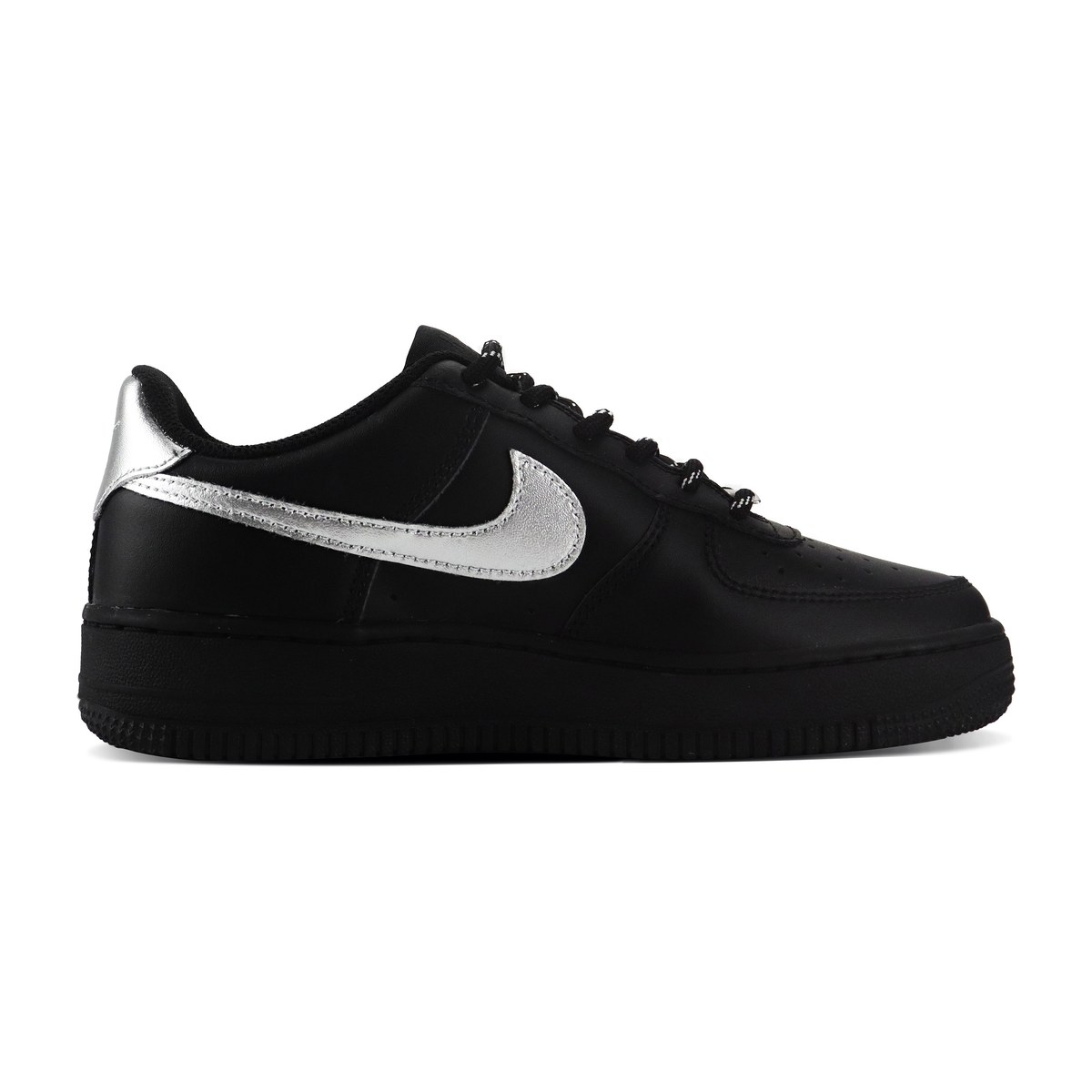 Nike Air Force 1 Black Silver