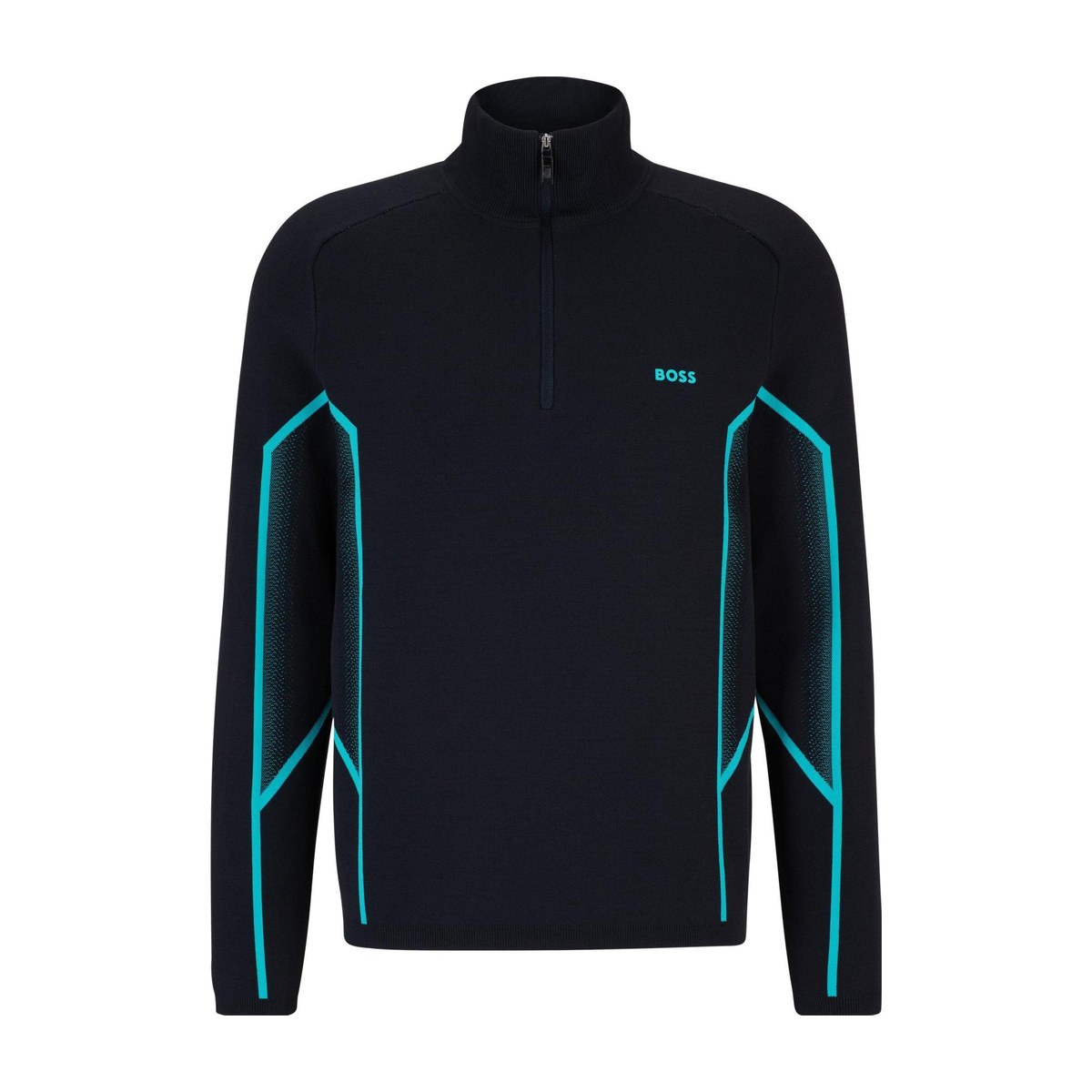 HUGO BOSS Zip-Neck Sweater