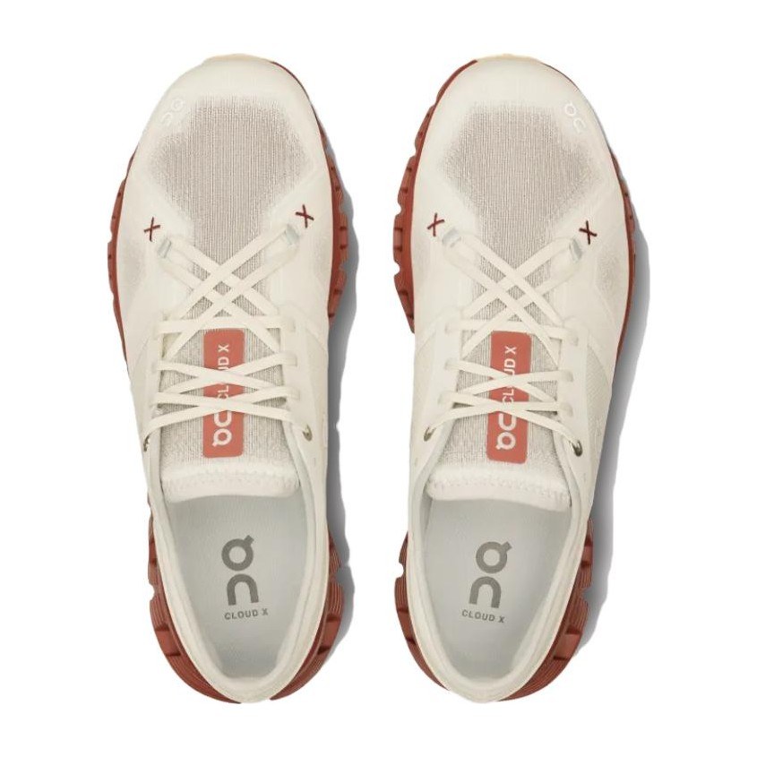 On Cloud X 3 White Red