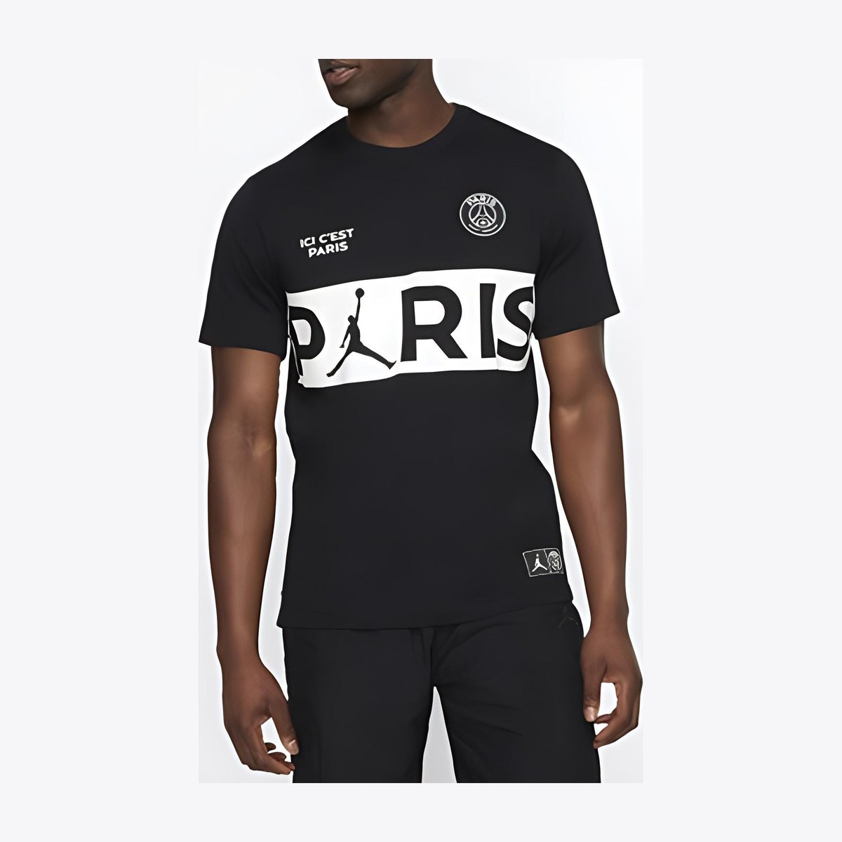Jordan x PSG Paris Saint-Germain T-Shirt Black