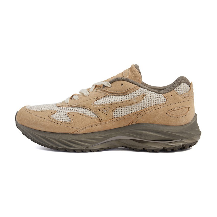 beams x Mizuno Wave Rider Beta Brown