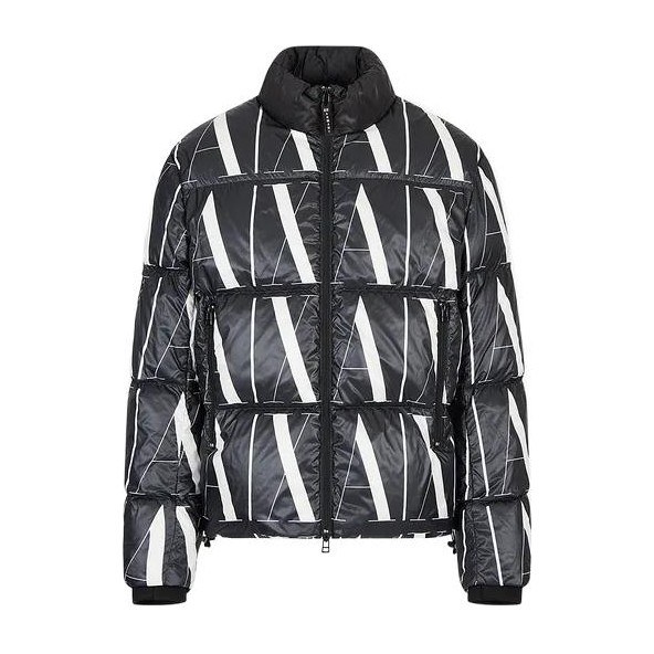 Armani Exchange FW22 Logo Puffer Jacket Black