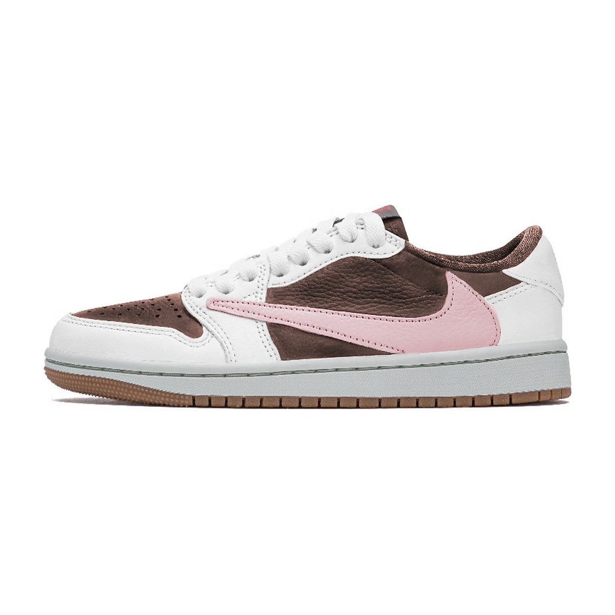 Travis Scott x Air Jordan 1 Low "White Pink"