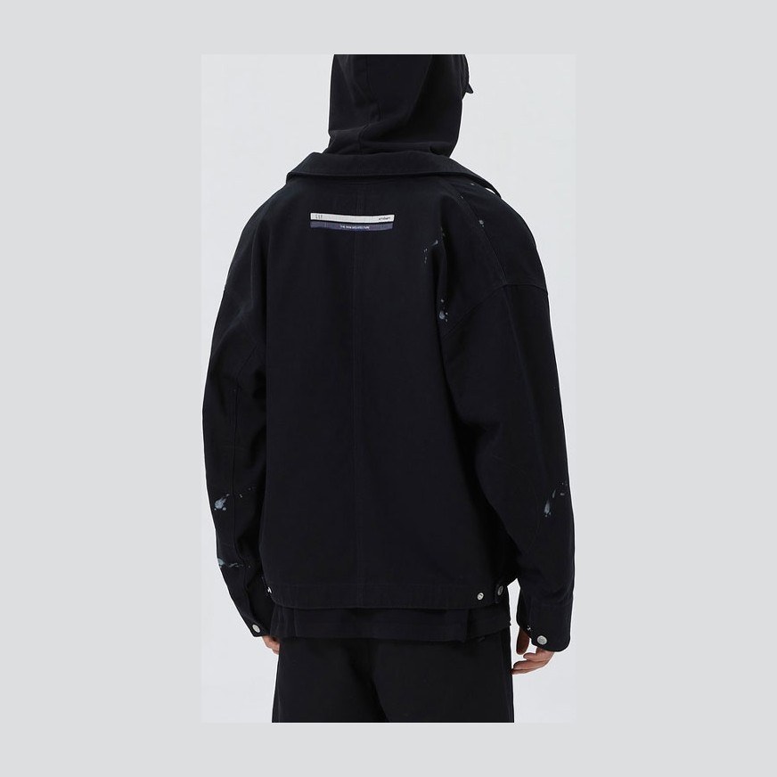 GAP x ATTEMPT Zip Jacket Black