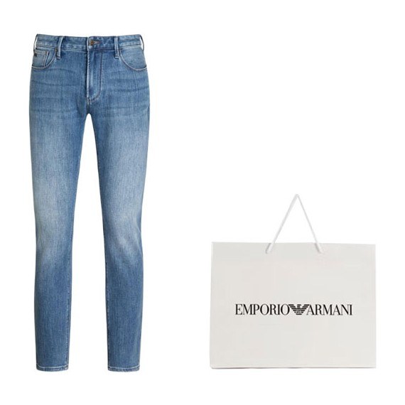 Emporio Armani SS24 Light Blue Jeans