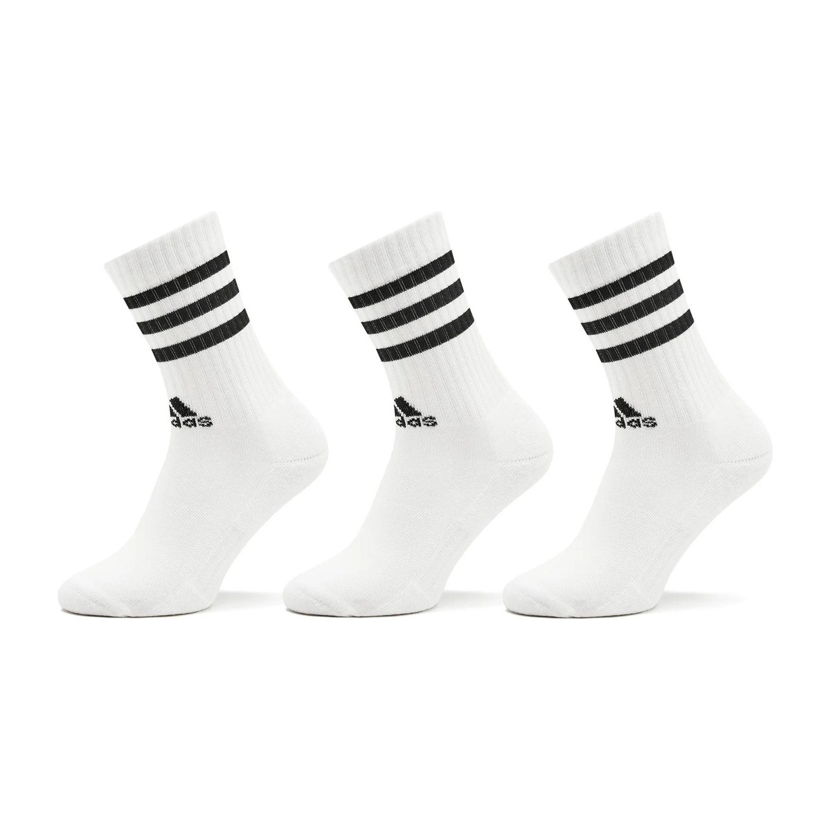 adidas Logo Crew Socks White