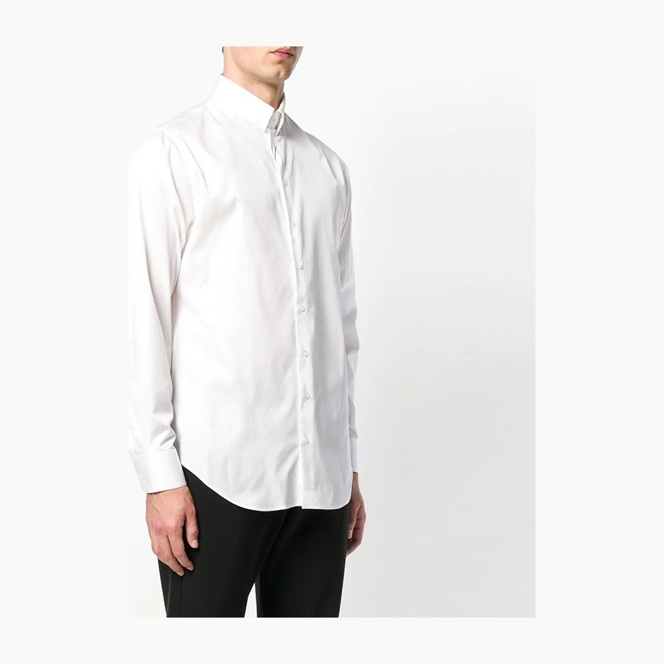 Giorgio Armani SS22 Cotton Shirt White