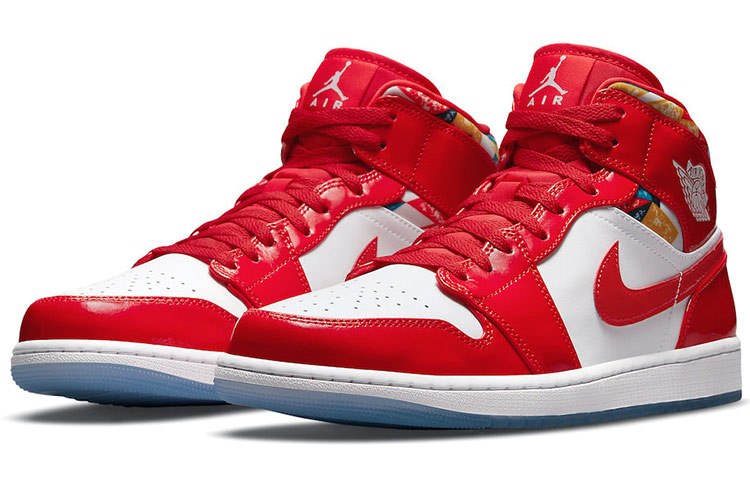 Jordan Mid Retro Basketball Red White