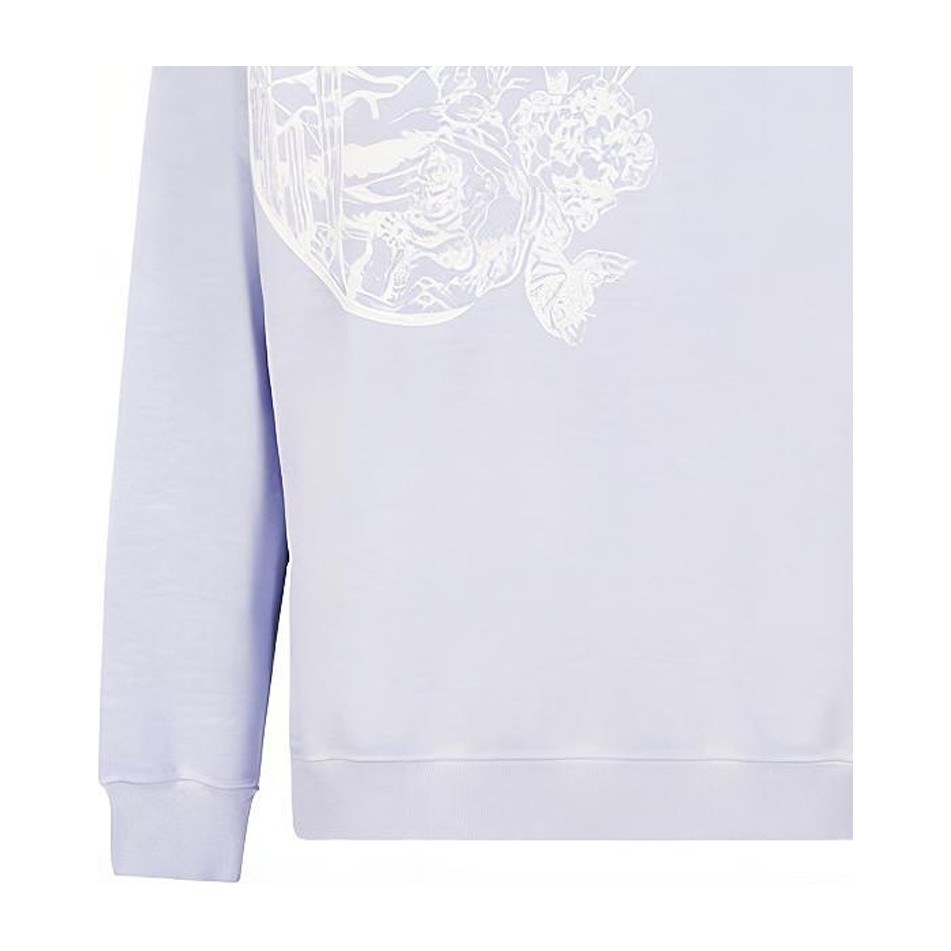 Emporio Armani SS22 Floral Hoodie Purple