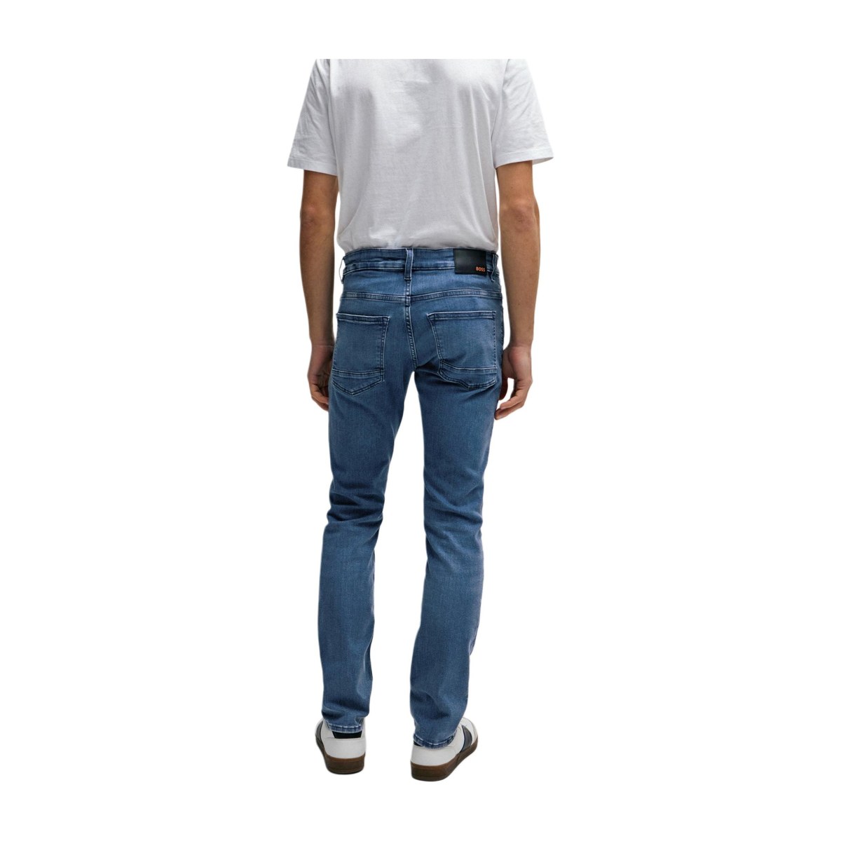 HUGO BOSS Slim-Fit Jeans In Blue Super-Stretch Denim