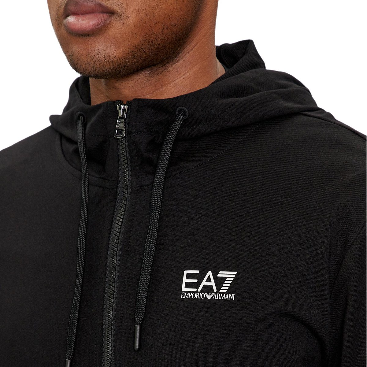 Emporio Armani Letter Print Hoodie