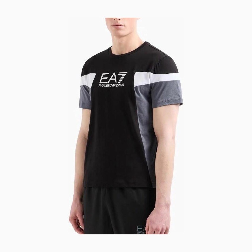 Emporio Armani EA7 Logo T-Shirt Black
