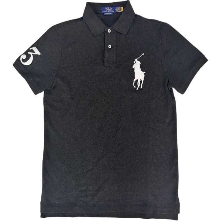 Polo Ralph Lauren Big Pony Logo Polo Shirt Dark Grey