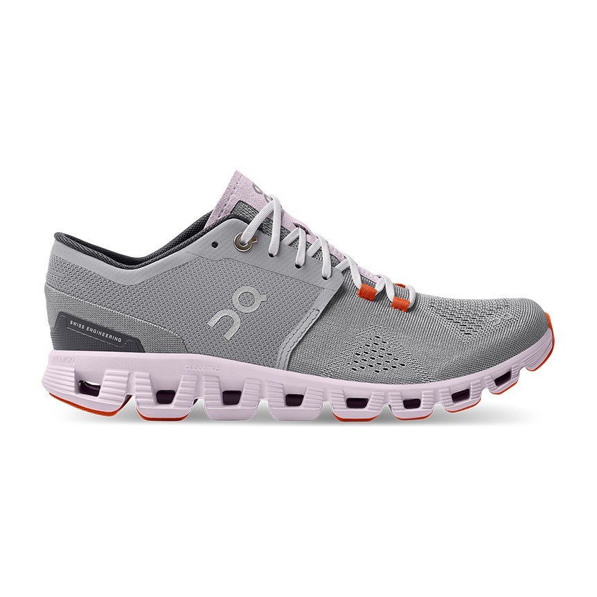 On Cloud X 1 Grey Pink