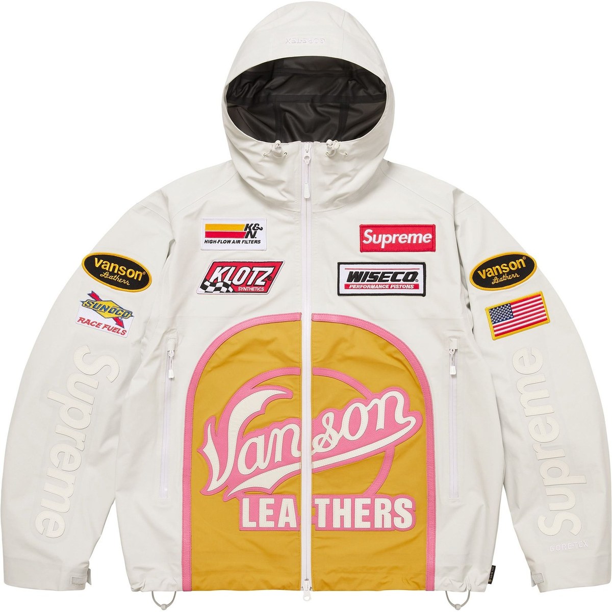 Supreme x Vanson Leathers FW25 GORE-TEX Shell Jacket