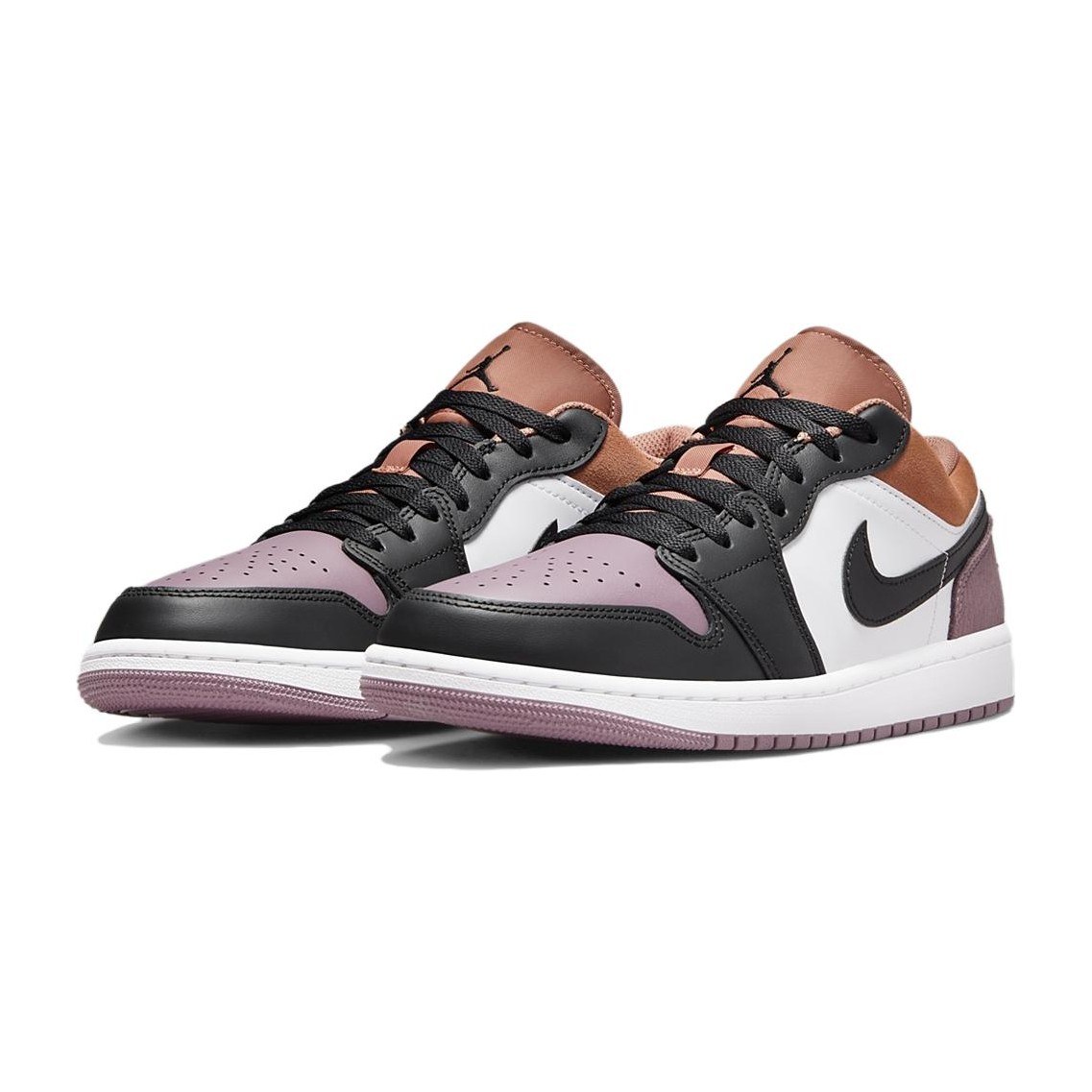 Jordan Air Jordan 1 Low White Brown Purple