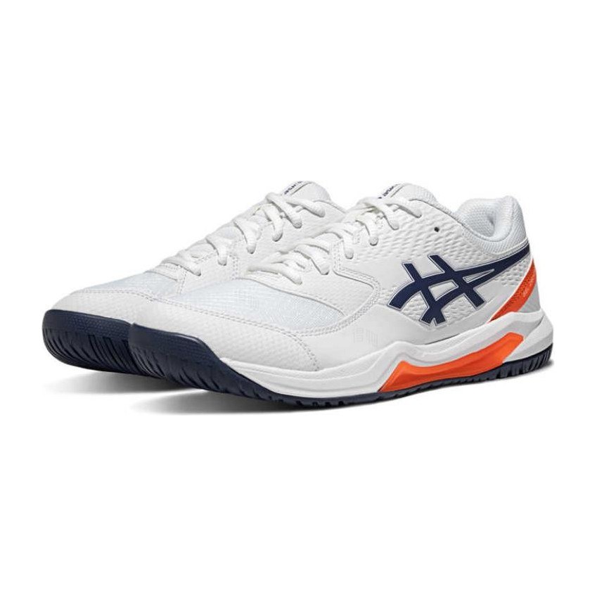 Asics Gel-Dedicate 8 White Blue Orange
