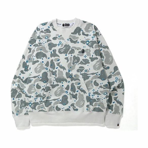 A BATHING APE BAPE Relaxed Space Camo Crewneck