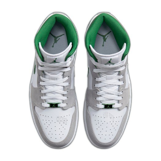 Jordan Air Jordan 1 Mid White Grey Green